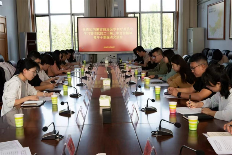 内蒙古水利厅团委举办“学习贯彻党的二十届三中全会精神”青年干部座谈会